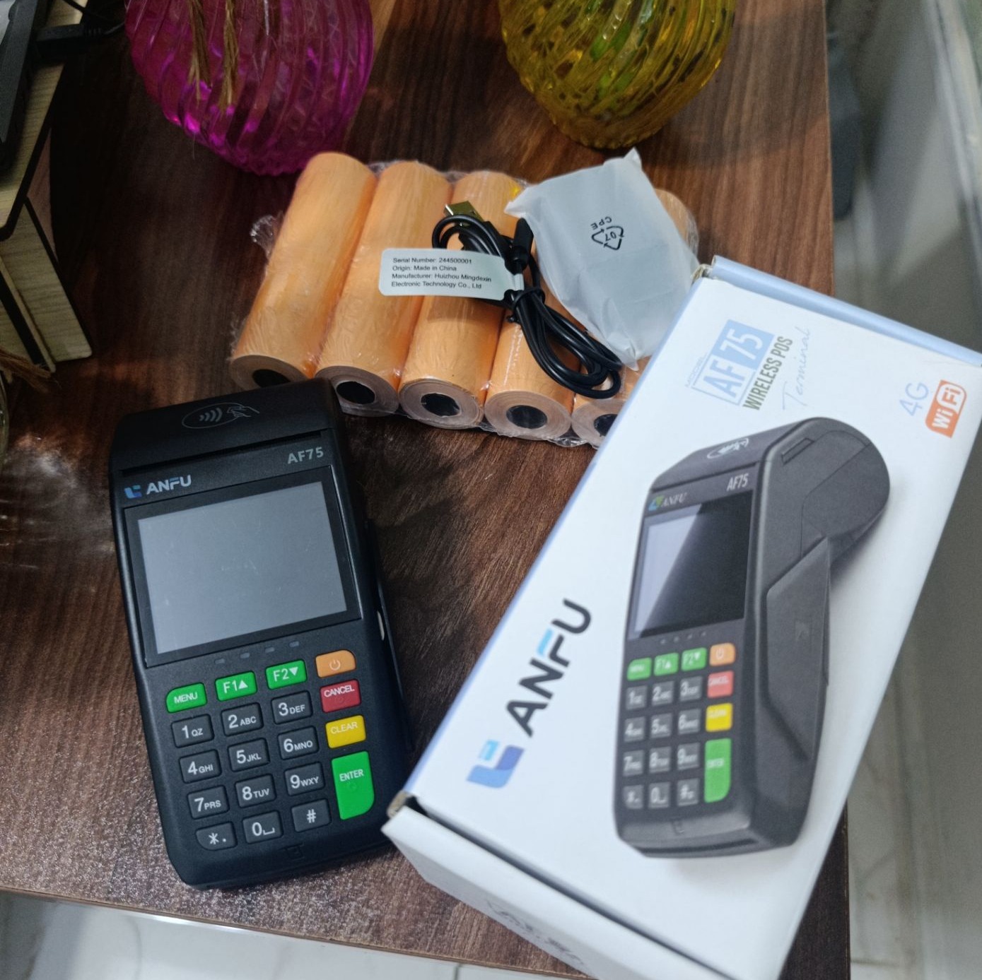 دستگاه کارتخوان AF75 4G ANFO