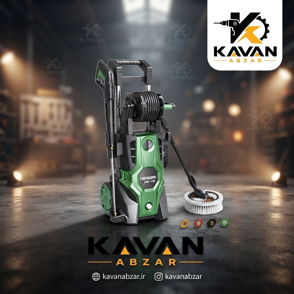 کارواش دینامی 2100 وات 140 بار برند هایوورک مدل HWP-1721
