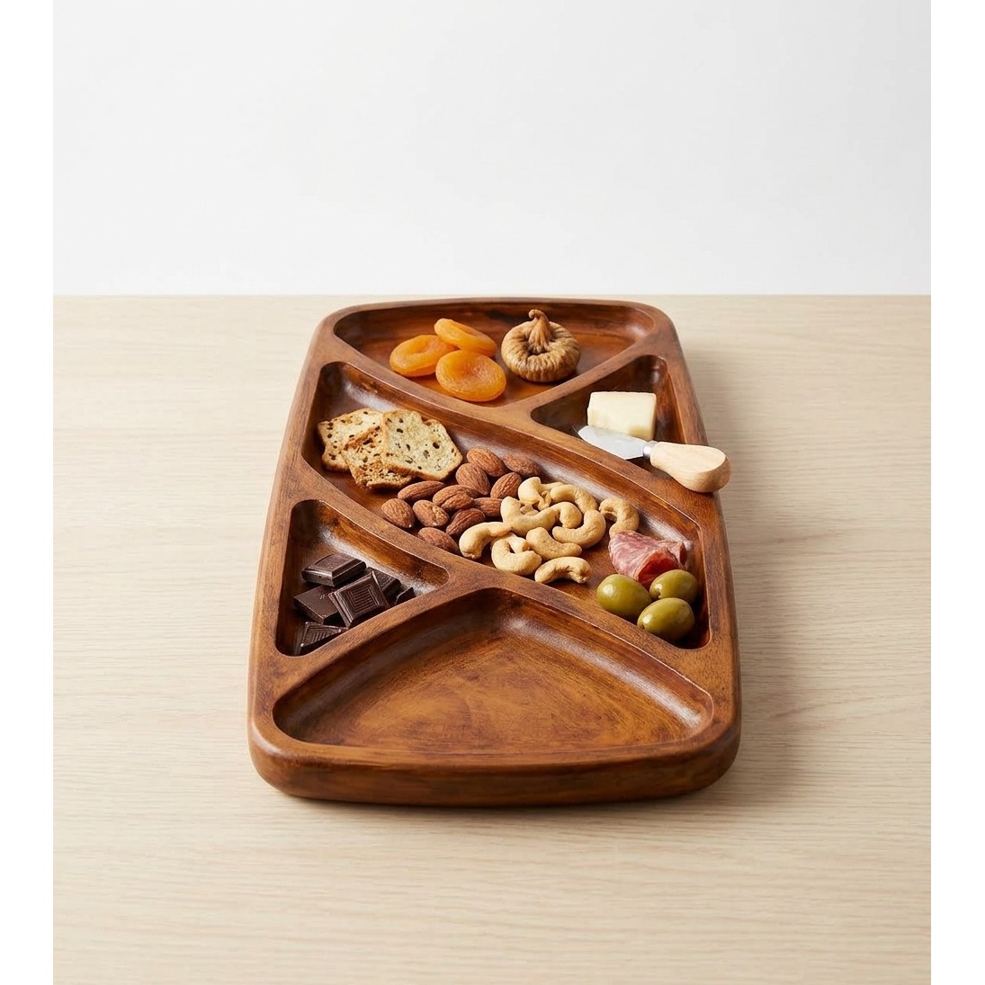 اردو خوری مستطیلی طرح چوب
