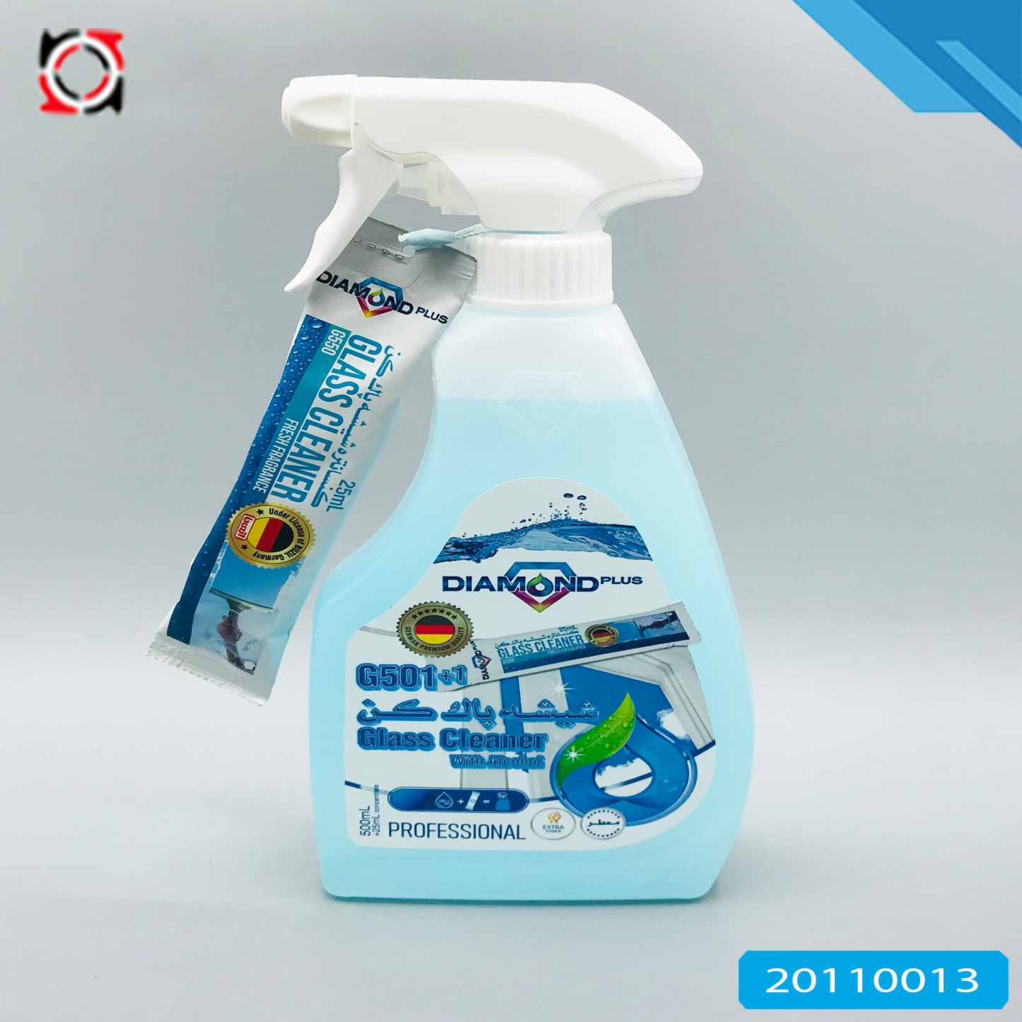 اسپری شیشه پاک کن ساشه دار دیاموند 500 میل(G501 1)