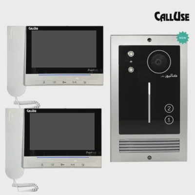 پکیج کامل دو طبقه ایفون کالیوز مدل s72( پنل لمسی)