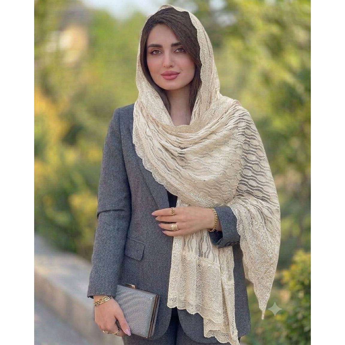 شال مجلسی عربی زنانه