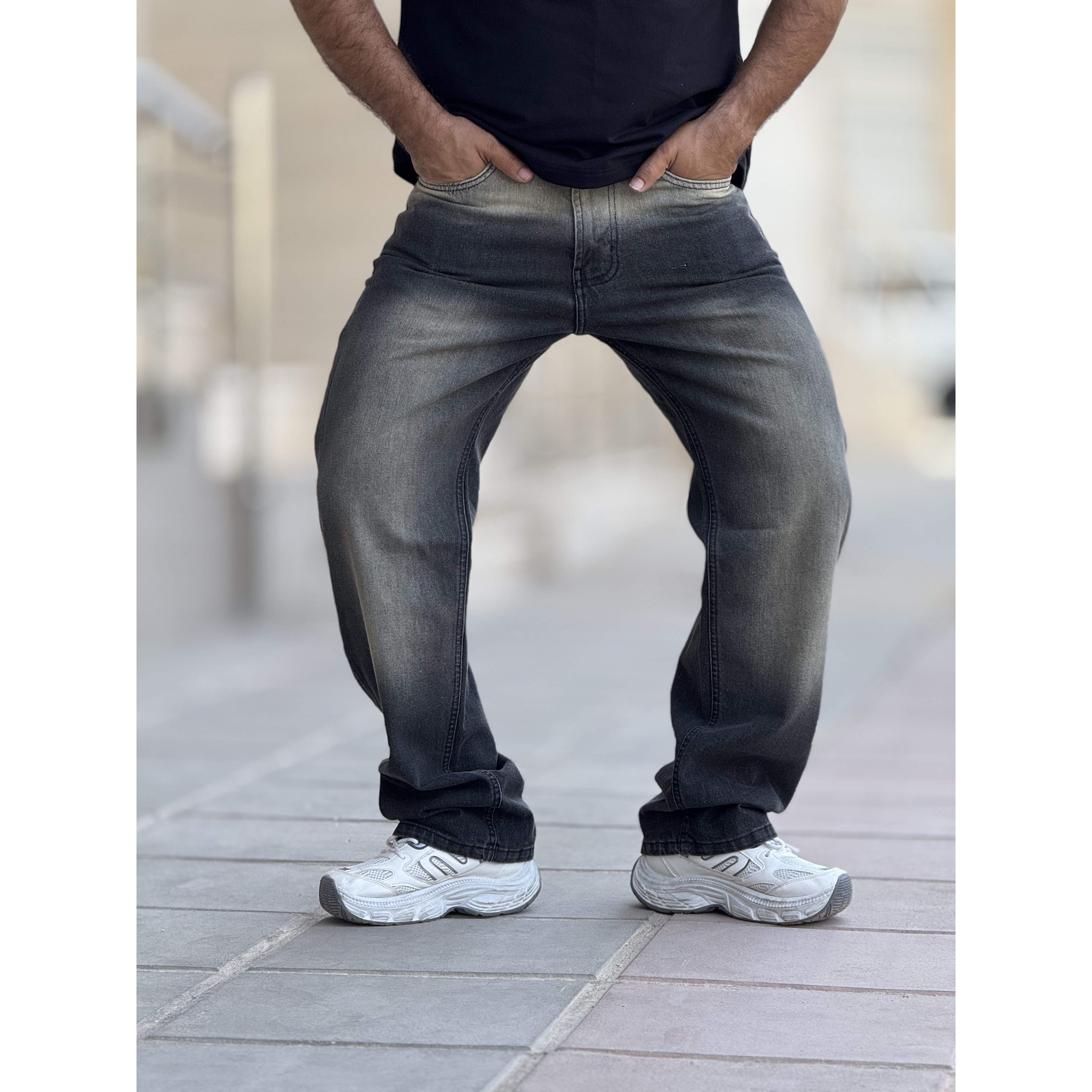 شلوارجین نیم بگ مردانه شست ضمانتی ام شاپیا