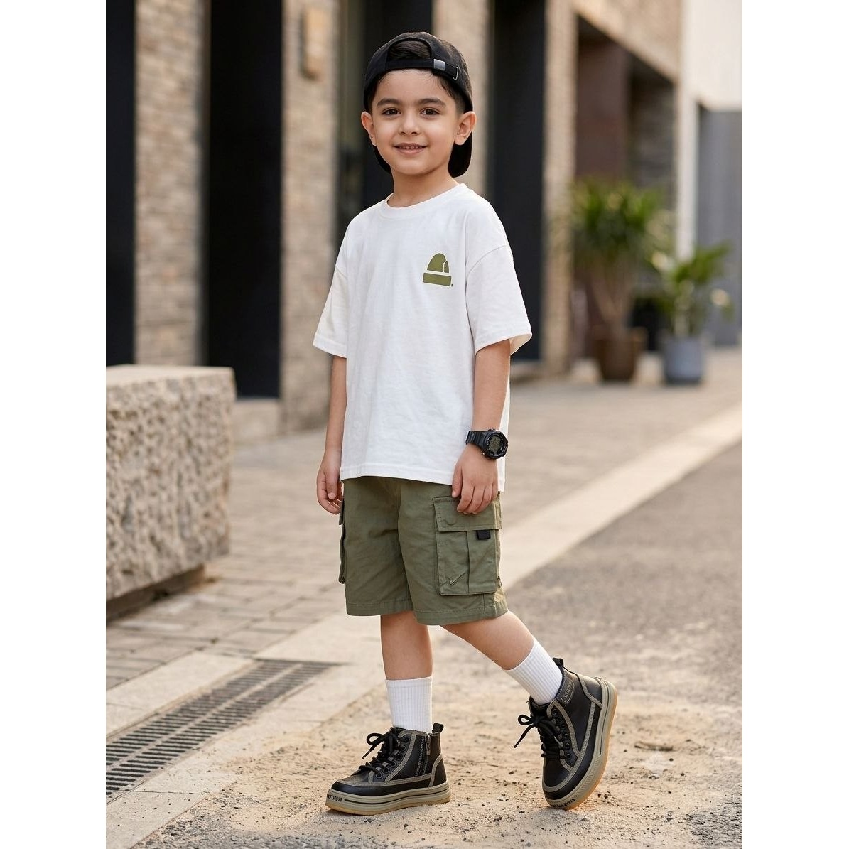 کفش نیم ساق اسپرت بندی لژ دار مارک kaka shoes کد 157