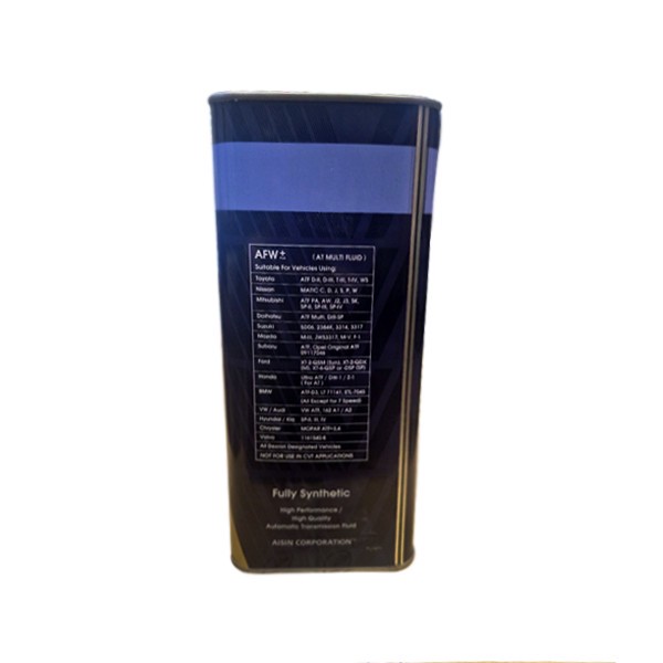 روغن گیربکس خودرو آیسین مدل AFW-PLUS ظرفیت 4 لیتر (پس کرایه)