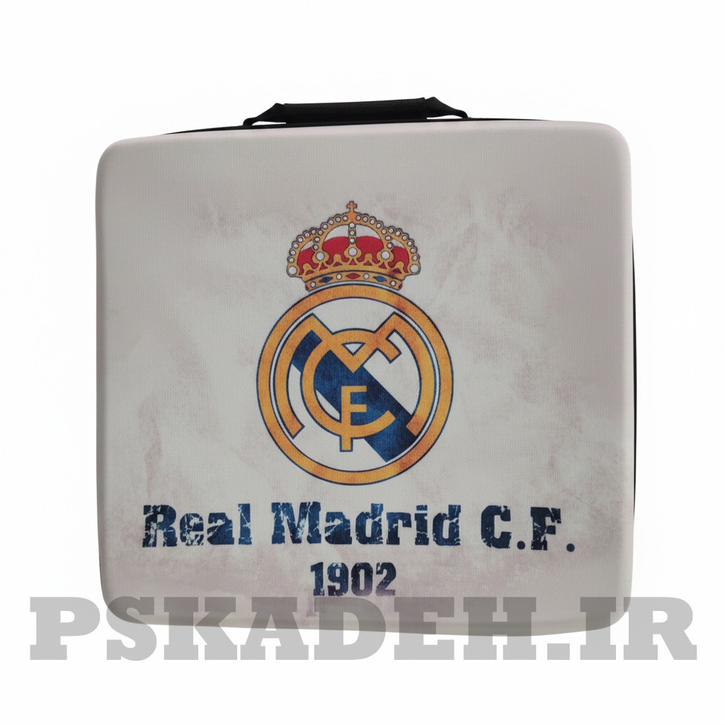 کیف کنسول پلی استیشن 4 ps4 - طرح رئال مادرید سفید real madrid