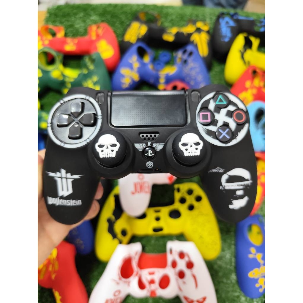 کاور دسته سیلیکونی Ps4 دو عدد سر آنالوگ برجسته کد 1029