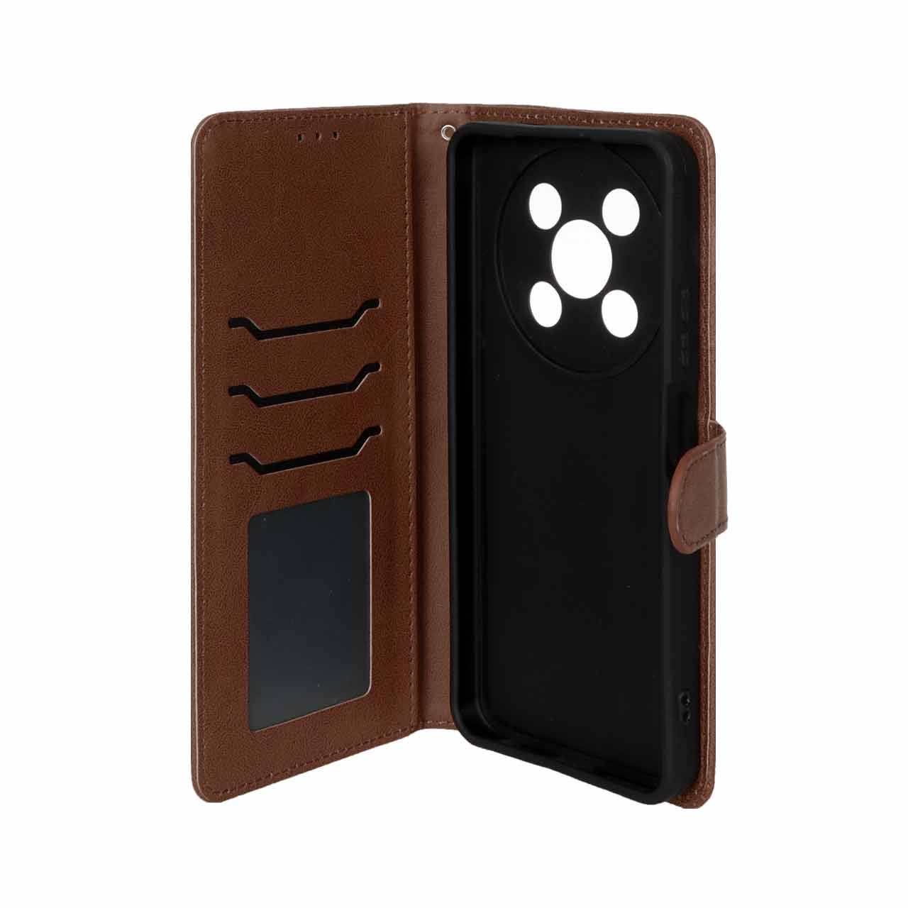 کیف موبایل چرمی مگنتی و محافظ لنزدار درجه یک وکال مدل Vocal V2 V2 LITE