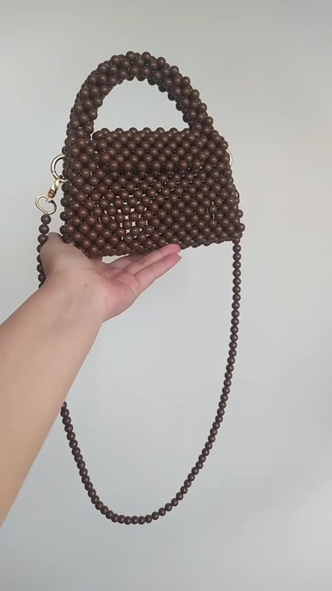 کیف مرواریدی دسته دار زنانه مختص استفاده روزمره