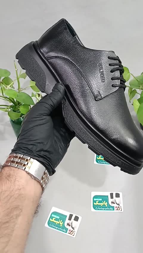 کفش مجلسی چرم طبیعی مردانه