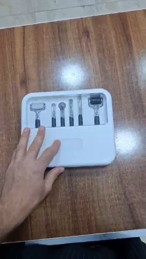 ست حرفه ای درمارولر 6عددی