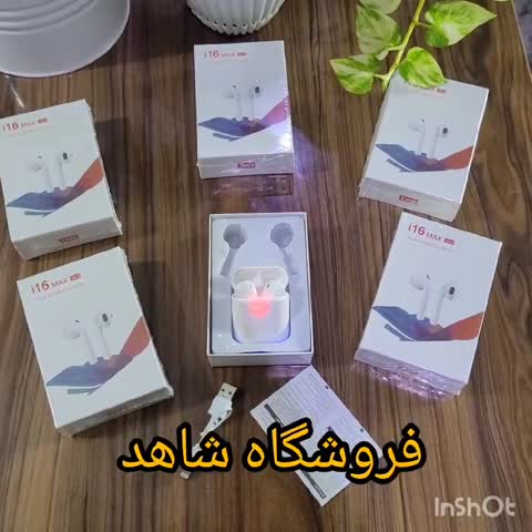 ایرپاد i16 max کیفیت درجه یک بلوتوث نسخه 5.3 دو گوش لمسی کیفیت عالی