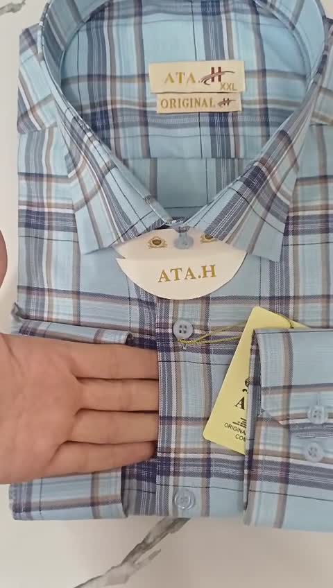 پیراهن مردانه چهارخونه درجه یک کد220