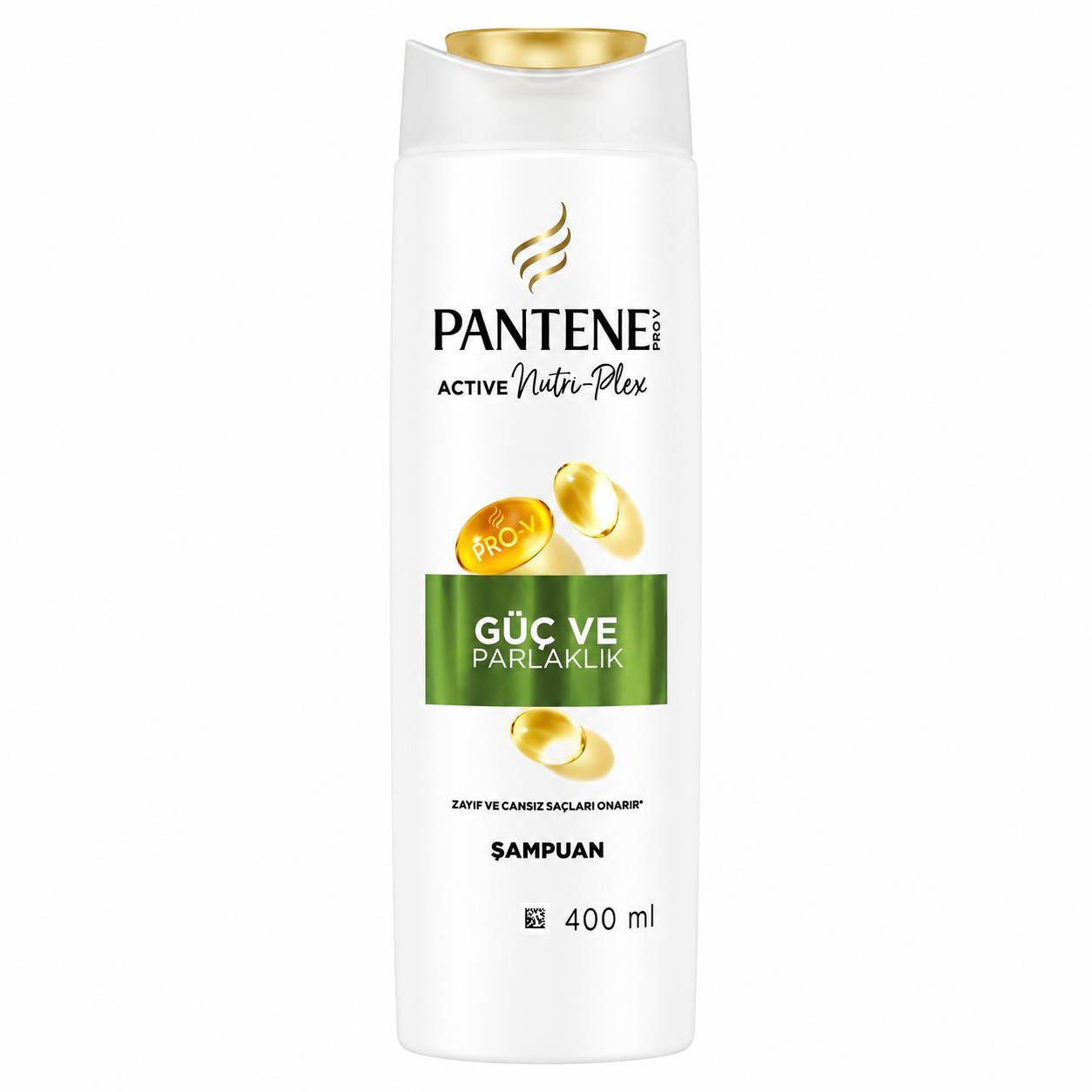 شامپو پنتن Pantene مدل Guc Parlaklik مناسب موهای ضعیف حجم 400 میلی لیتر