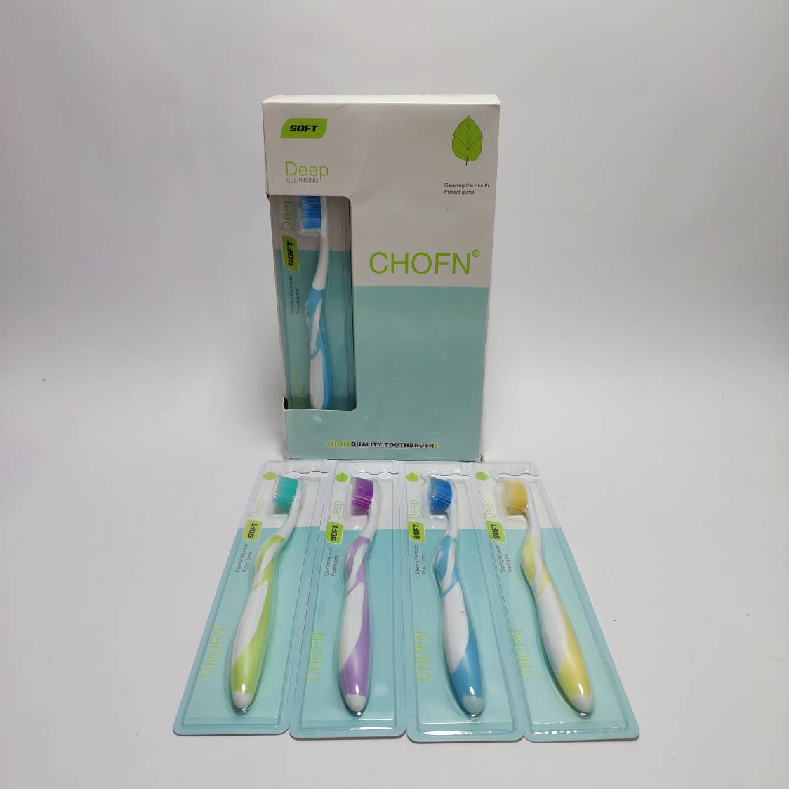 مسواک نرم چوفن (CHOFN)مدل Deep Cleansing پاکسازی عمیق لثه و دندان
