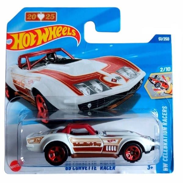 ماشین بازی هات ویلز مدل CORVETTE RACER 69ب
