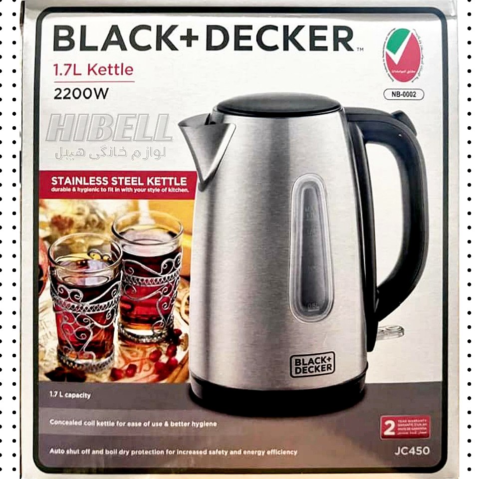 کتری برقی بلک اند دکر BLACK+DECKER مدل JC450