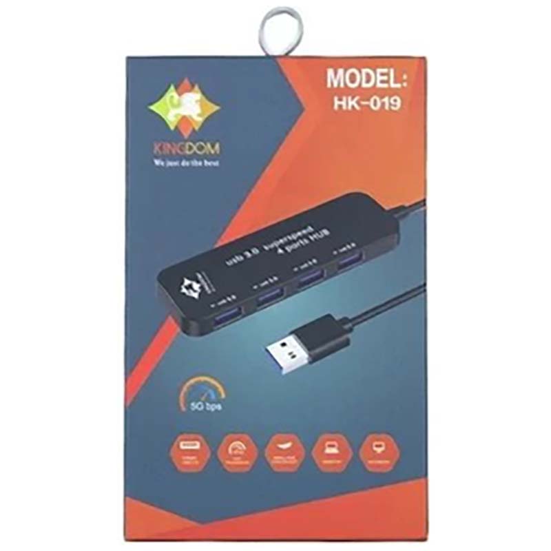 هاب 4 پورت USB3.0 کینگدام Kingdom HK-019