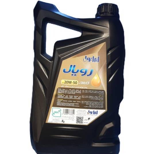 رویال SM 20W50 ایرانول 4لیتری پلاستیکی