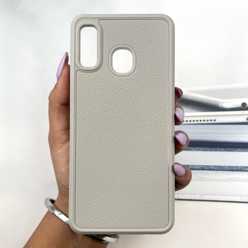 قاب گوشی Galaxy A20 / A30 سامسونگ Soft Slim Case سیلیکونی ضد ضربه تیتانیوم کد 770164