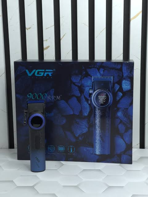 ماشین اصلاح حرفه ای سر و صورت وی جی آر مدل V-001 Blue edition