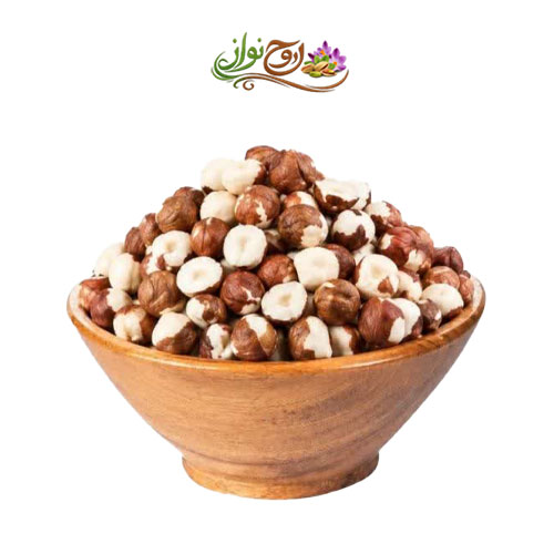 لب پر مغز فندق