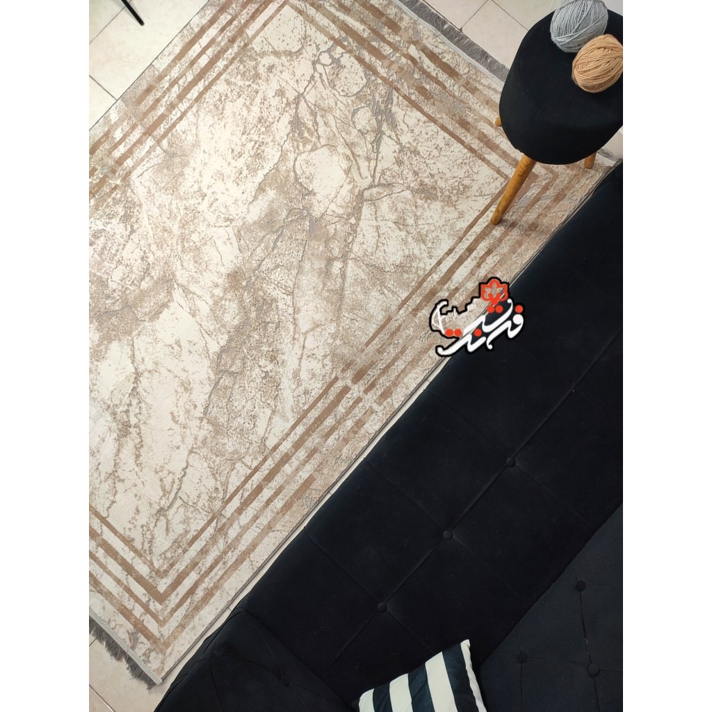 فرش ماشینی لوتوس طرح 9353 بژ