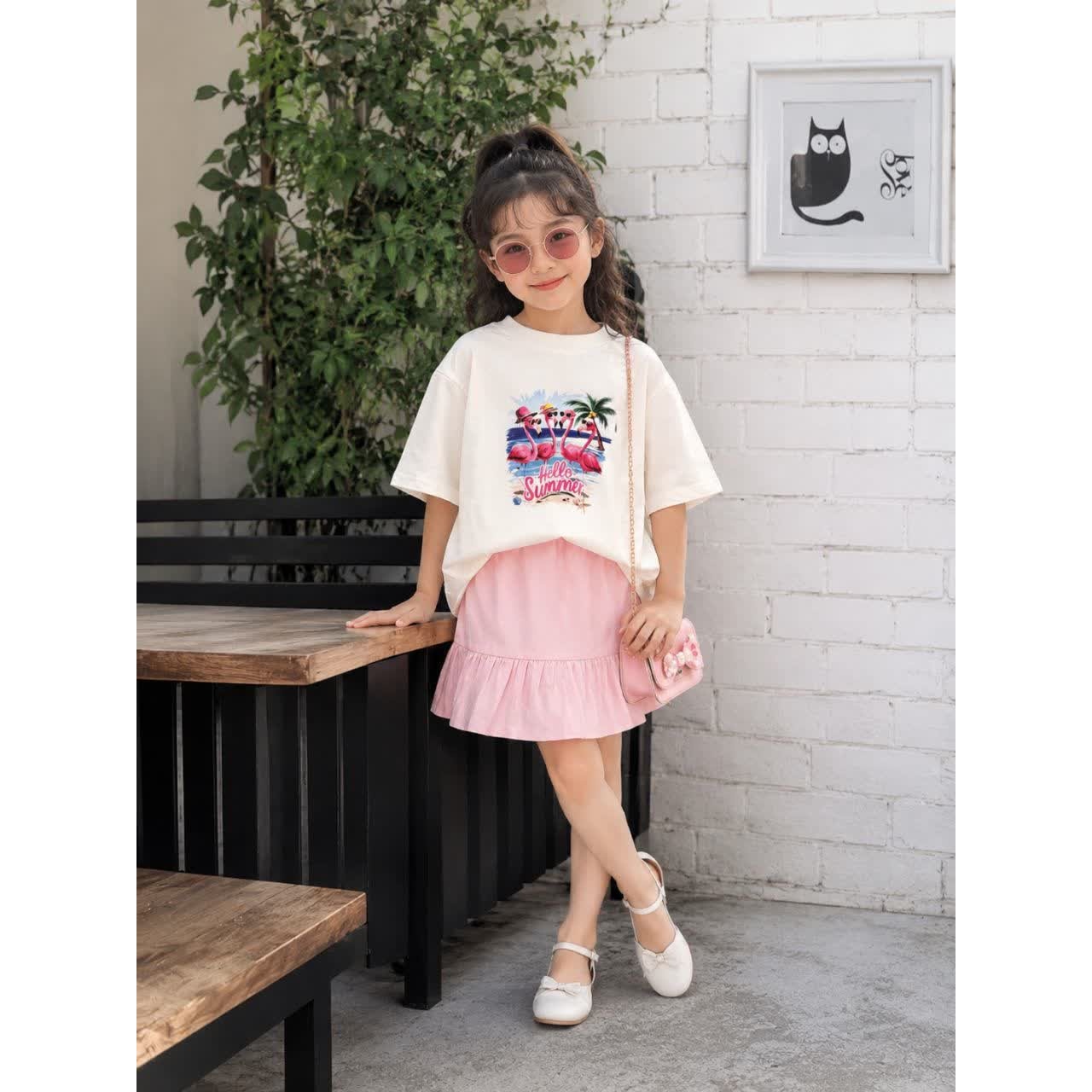 تیشرت دامن دخترانه