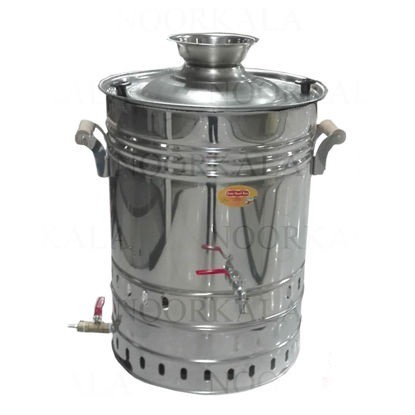 سماور صنعتی گازی 60 لیتری ایران استیل کار