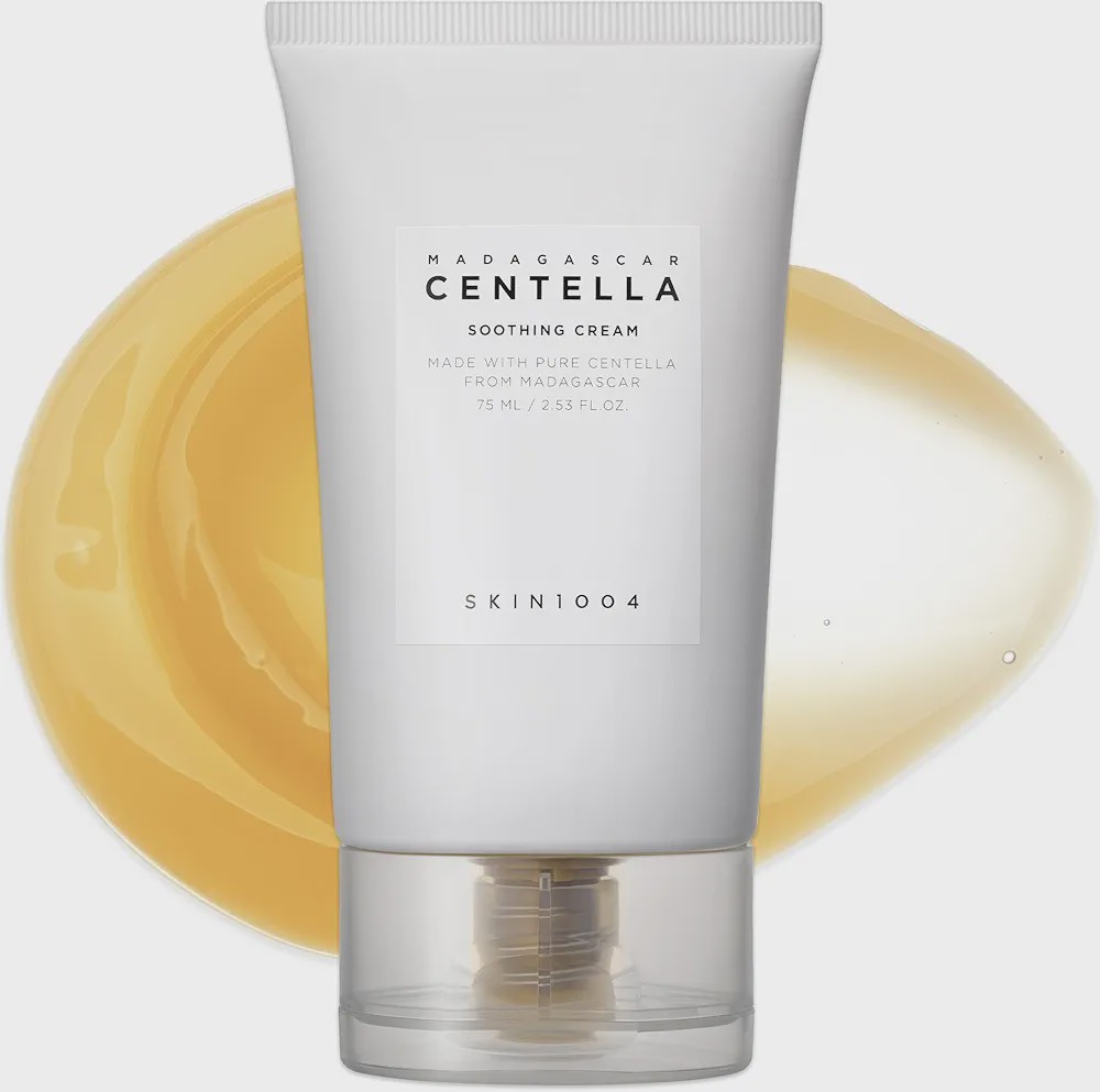 کرم مرطوب کننده و آبرسان سنتلا ماداگاسکار اسکین 1004 مدل Madagascar Centella Cream حجم 75 میل ترمیم کننده و تقویت کنن...