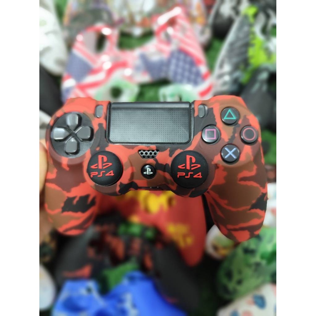 کاور دسته سیلیکونی Ps4 دو عدد سر آنالوگ برجسته کد 1136
