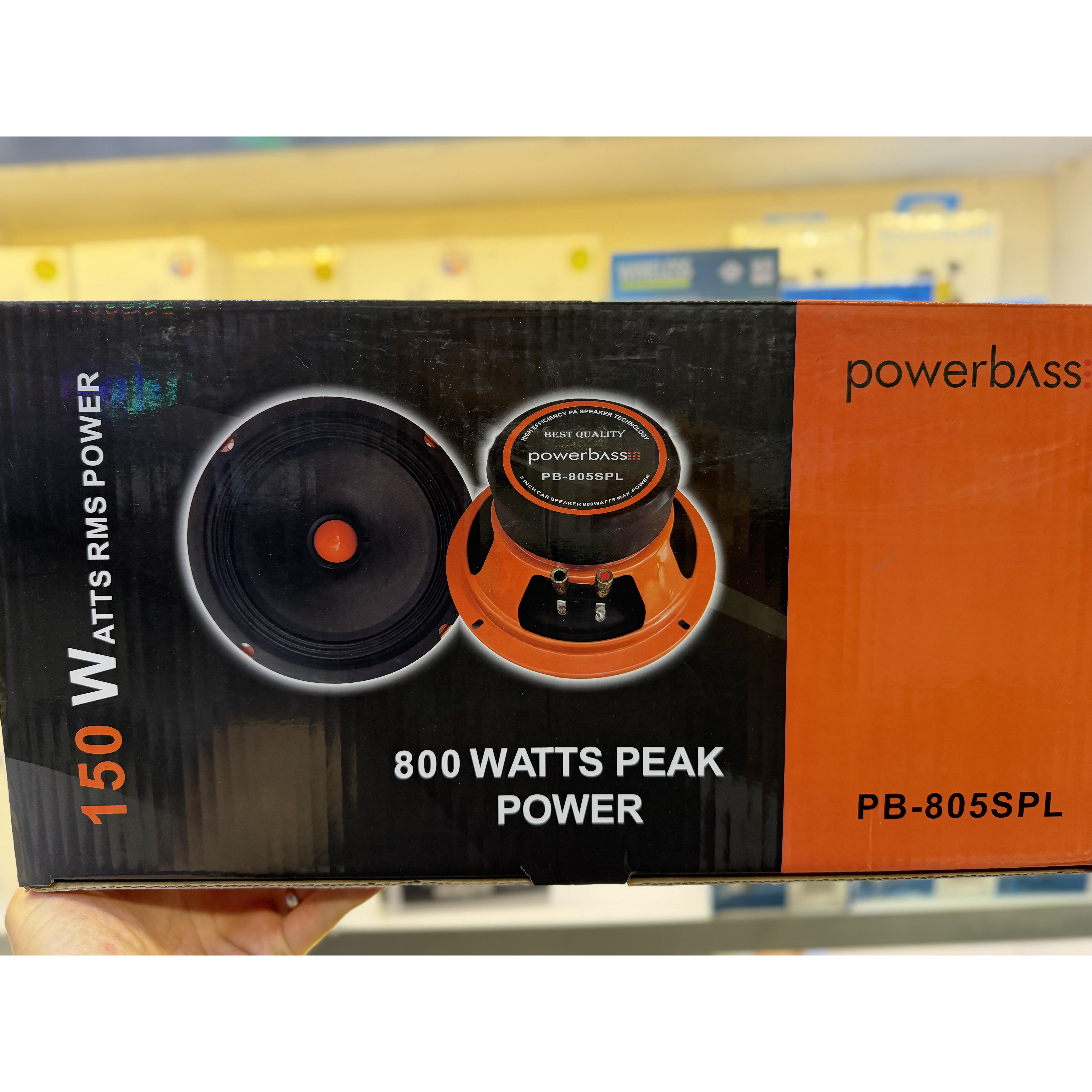 میدرنج پاور بیس 200 میلی متر (8 اینچ) Power Bass مدل 805spl