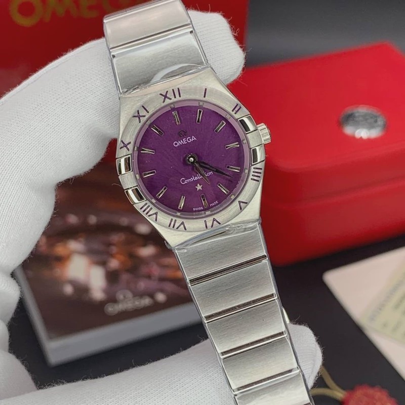 ساعت زنانه امگا کانسلیشن Omega Constellation مستر کوالیتی.رنگ ثابت کد 08