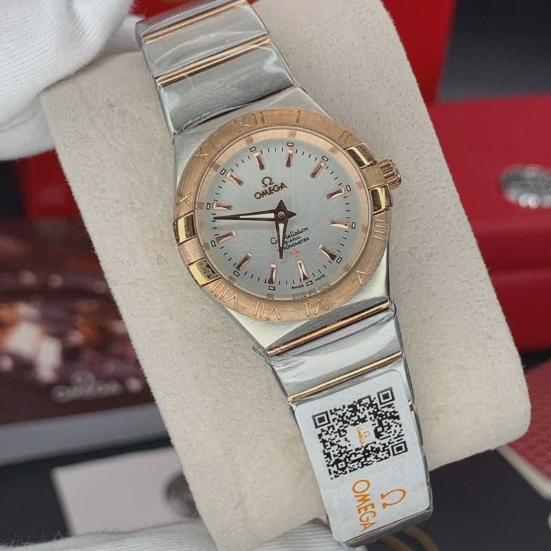 ساعت زنانه امگا کانسلیشن Omega Constellation مستر کوالیتی.رنگ ثابت کد 18
