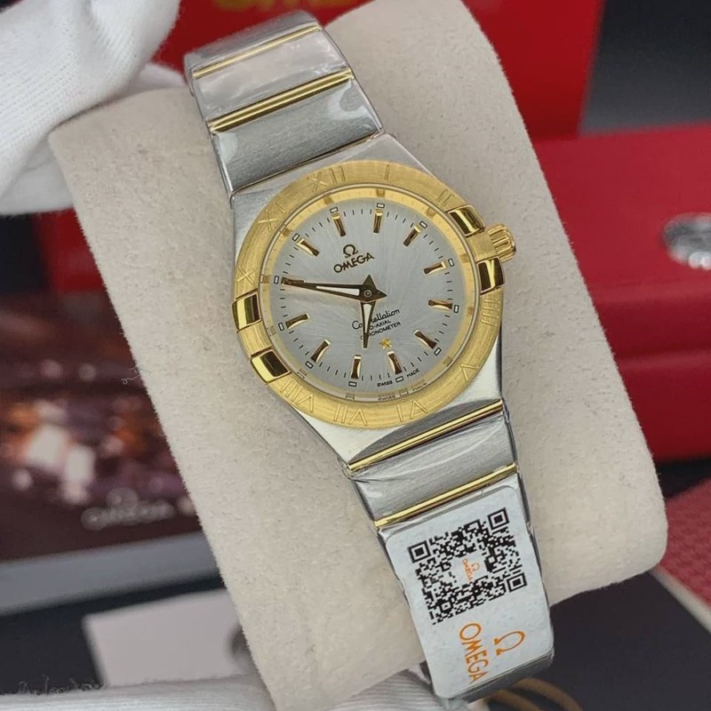 ساعت زنانه امگا کانسلیشن Omega Constellation مستر کوالیتی.رنگ ثابت کد 20
