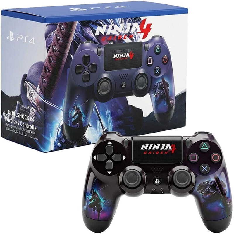 دسته بازی وایرلس پلی استیشن4 ps4 طرح Ninja Gaiden 4 دسته بازی بی سیم SONY PlayStation 4 DualShock 4