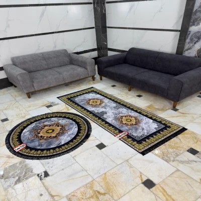 روفرشی کشدار (کاور فرش) و فرشینه و پادری کالای خواب متین کد T 1371