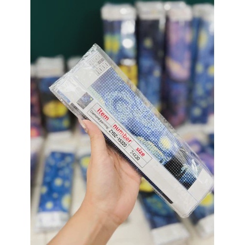 نقاشی الماسی رولی بزرگسال 24 در 30 - طرح ونگوگ کد 3 - 1001075