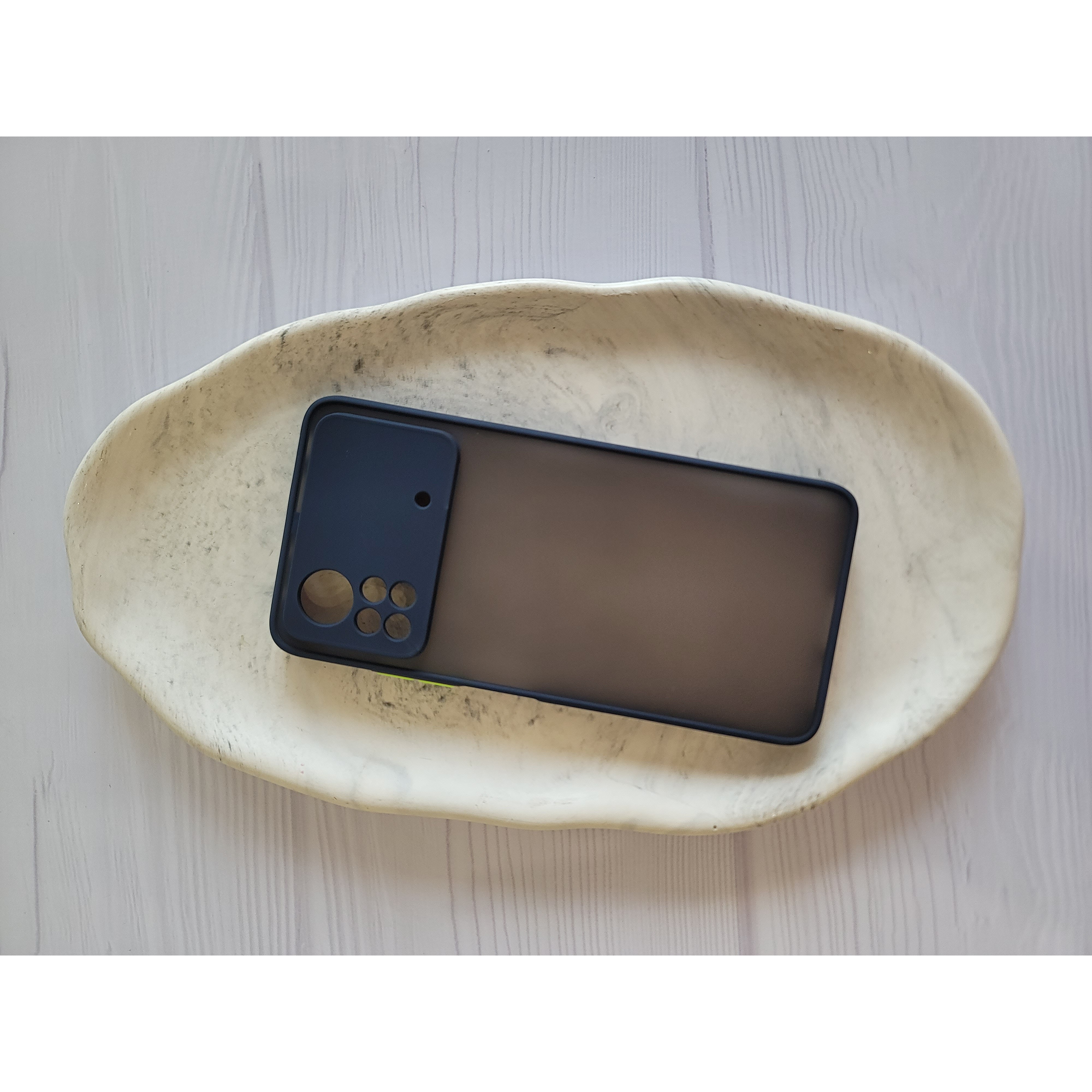 قاب گوشی Poco x 4 pro مات سرمه ای