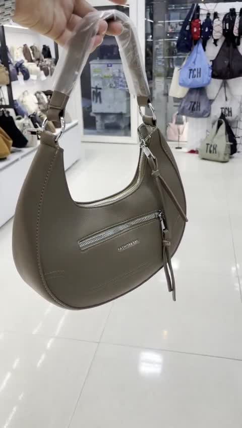 کیف دوشی چرم شسته وارداتی کد 3988