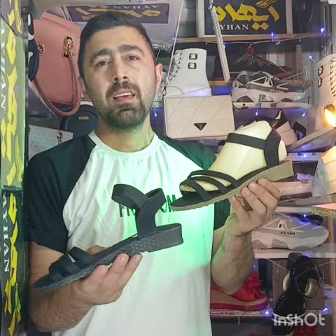 صندل زنانه مشکی مدل تریکس روزمره کد 307