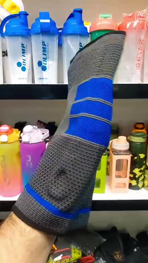زانو بند اتل دار و فنر دار knee support