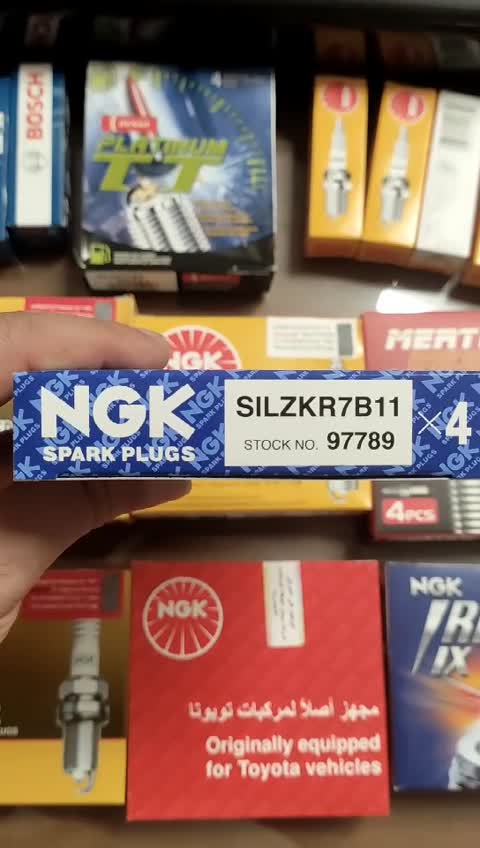شمع موتور اطلس پایه بلند سوزنی ایریدیوم یورو4 NGK اصلی کد 97789