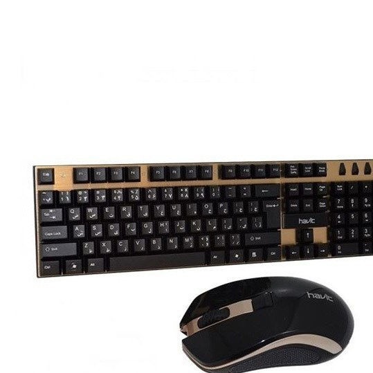 ماوس و کیبورد بی سیم هویت مدل HV-KB581GCM کد 9543