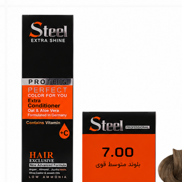 رنگ مو استیل شماره 7.00رنگ بلوند متوسط قوی