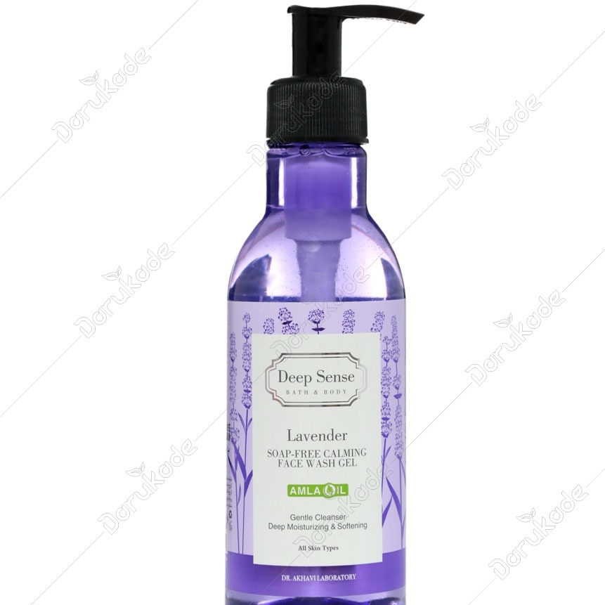 ژل شستشو صورت دیپ سنس مدل Lavender حجم 250میلی لیتر
