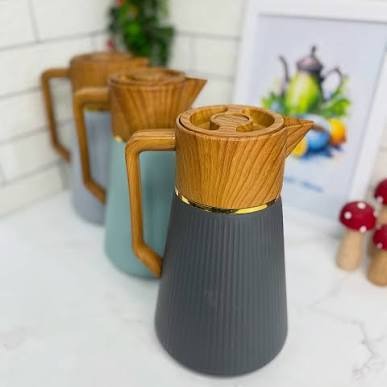 فلاسک یک لیتری شاهان طرح چوب