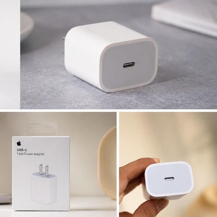 شارژر دیواری اپل 18 وات Apple 18W USB-C Power Adapter