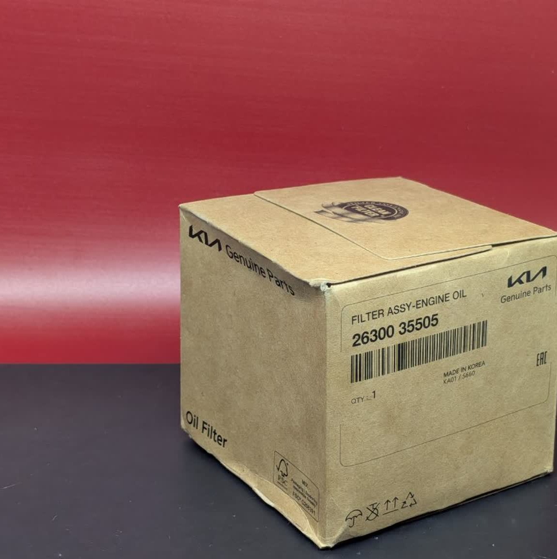 فیلتر روغن کیا سراتو برند اصلی جنیون پارت GENUINE PARTS