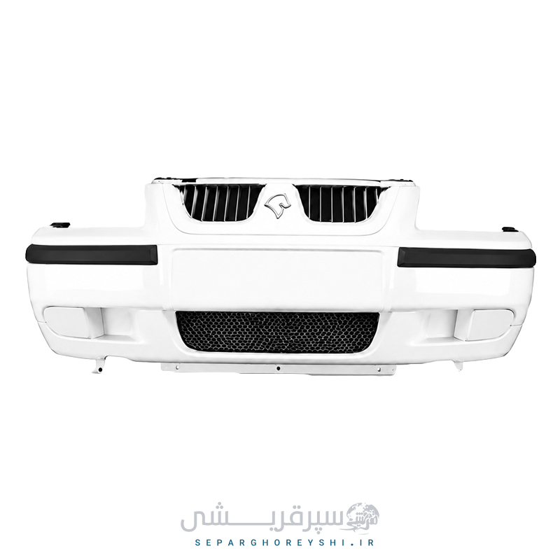 مجموعه سپر جلو سمند LX سفید برند مهرخواه